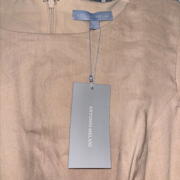 Antonio Melani Dress Avery, Natural Cream, Women's 12, Short Sleeve Pencil Dress - Picture 5 of 8